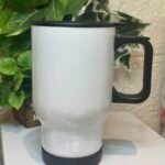 كوب حافظ للحراره والبروده مقبض اسود