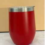 كوب حافظ للحراره والبرودة سعة 12 لون احمر