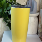 كوب حافظ للحراره والبرودة لون اصفر