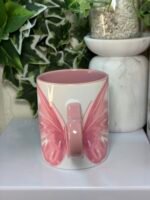 ⁦كوب الفراشة الوردي⁩ - الصورة ⁦2⁩