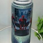 Acrylic mug with glitter
