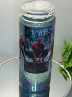Acrylic mug with glitter