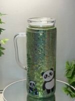 Acrylic mug with glitter
