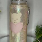 Acrylic mug with glitter