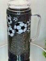 Acrylic mug with glitter - Image 2