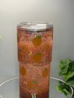Acrylic mug with glitter - Image 2
