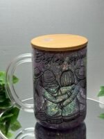 glass mug with glitter - Image 2