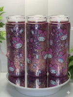 Acrylic mug with glitter