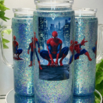 Acrylic mug with glitter