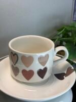 Ceramic cup with saucer - Image 3