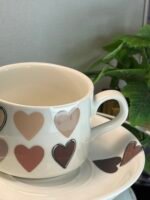 Ceramic cup with saucer - Image 2