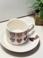 Ceramic cup with saucer - Image 4