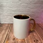 كوب سيراميك مع لون ذهبي مميز