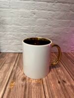 كوب سيراميك مع لون ذهبي مميز